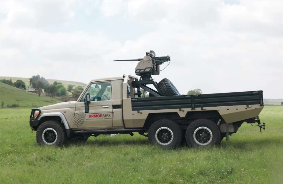 South African company Armormax unveils TAC 6 6x6 vehicle built for French Special Forces 925 002