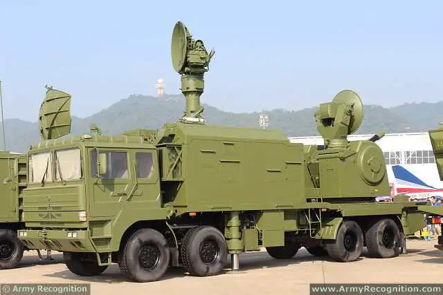 Chinese-made LD2000 (Land Shield 2000) Ground-Based Close-in Weapon System, which is developed from Type 730B 30mm shipboard seven-barrel cannon was displayed for the first time to the public by the Chinese Air Force at the China International Aviation & Aerospace Exhibition 2014 (AirShow China), which was held in Zhuhai (China) from the 11 to 16 November 2014.