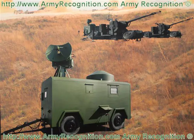 The 825 Artillery Fire Control System is Chinese-made radar especially designed to be used with anti-aircraft 57/35mm artillery weapon systems. The 825 artillery fire control system features photoelectric combination and two systems in one radar & fire control computer. 