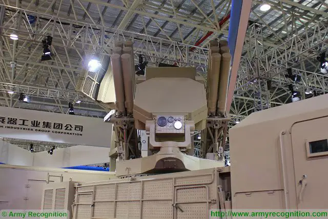 Sky Dragon 12 GAS5 short-range air defense missile system technical data sheet specifications pictures information description intelligence photos images video identification Norinco China Chinese army industry military technology equipment