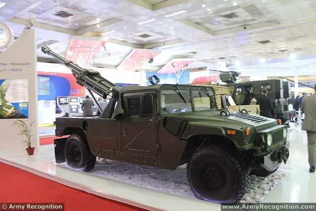 The Defense Company of India, Kalyani group showcased a prototype of its ultra-light mobile 105mm field gun Garuda-105 mounted at the rear of a light tactical vehicle Humvee at the Defence Exhibition of India, Defexpo. The Company wants to place itself as a major player in the artillery business as India opens defence procurement to private players.