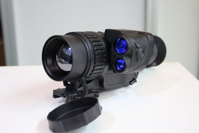 OPTIX from Bulgaria showcases its new compact laser Rangefinder LRF 905-500 at Indo Defence 2016 001