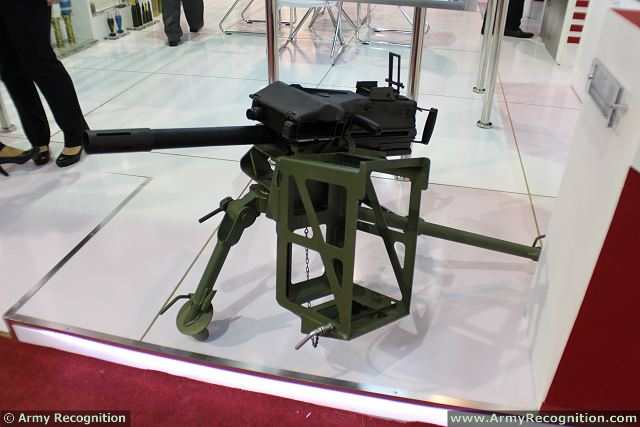 At IDEAS 2014, MKEK shows the U.S. Mk19 40mm grenade launcher which is produced under license by MKEK. According representatives of the Company, this weapon will be delivered to the Pakistani army in the next few months. 