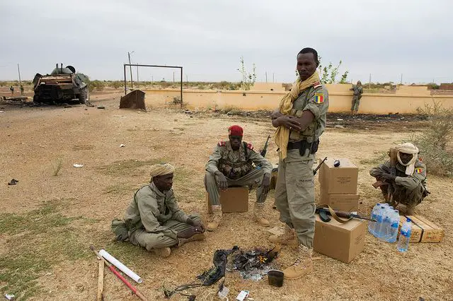 Malian and French soldiers have captured Timbuktu airport, Sunday, January 27, 2013, as they continue to retake territory from al-Qaeda-linked rebels in northern Mali. A Malian military source said the French and Malian troops had met no resistance up to the gates of Timbuktu and controlled the airport. Positions around the airport Gao were reinforced by an armored unit of the 21st RIMa and African soldiers from Niger and Chad