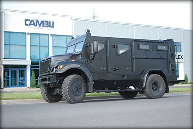 Cambli Thunder 1 tactical armoured truck