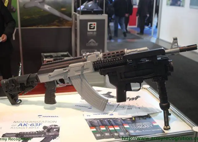 IDET 2015 ARZENAL showcases modernized version of the AK 63F assault rifle 640 002