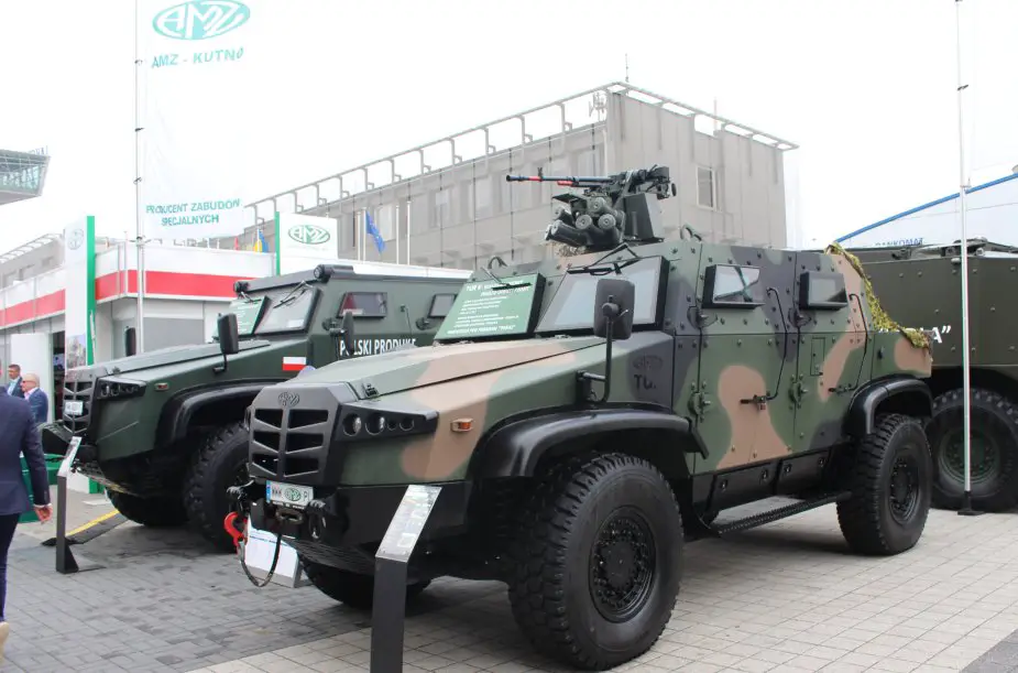 AMZ KUTNO unveils a new version of its Tur V multi purpose Armoured vehicle at MSPO 2017 925 001
