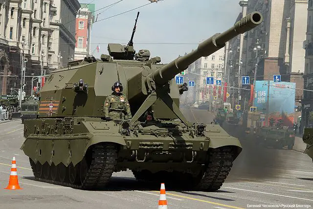 Russia is developing a new self-propelled coastal defense gun, based on the Koalitsiya-SV system, Burevestnik Design Bureau chief, Georgy Zakamennykh, announced on Wednesday, July 15, 2015. The Russian naval command planned to outline the technical characteristics of the new system within the next two months.