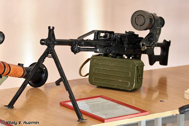 One Infantry Motorized Brigade from the Russian army has received the first new 7.62 caliber machine gun Pecheneg-N. This weapon is especially designed to engage manpower, light armoured vehicles and aerial targets during nigt and day. 