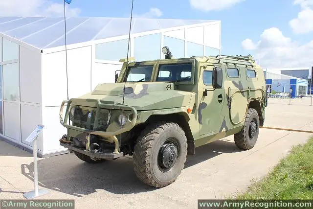 The Tigr-M GAZ-233114 4x4 multipurpose armoured vehicle will enter in service with the Russian army during the first half of 2013, said the spokesman of the military-industrial Company (VPK) Sergei Suvorov. All tests on the vehicle were achieved by the Russian Ministry of Defense, and at the request of the Russian army, the manufacturer improved its ability to have more protection against land mines.