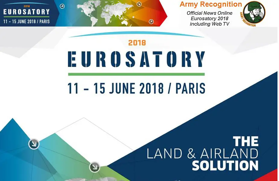 Army Recognition international defense security magazine appointed Eurosatory 2018 Official News Online with Web TV 925 001