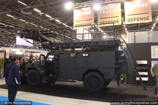 The Sherpa APC with assault ramps can be used by police forces for hostage rescue operation in aircraft of buildings. 