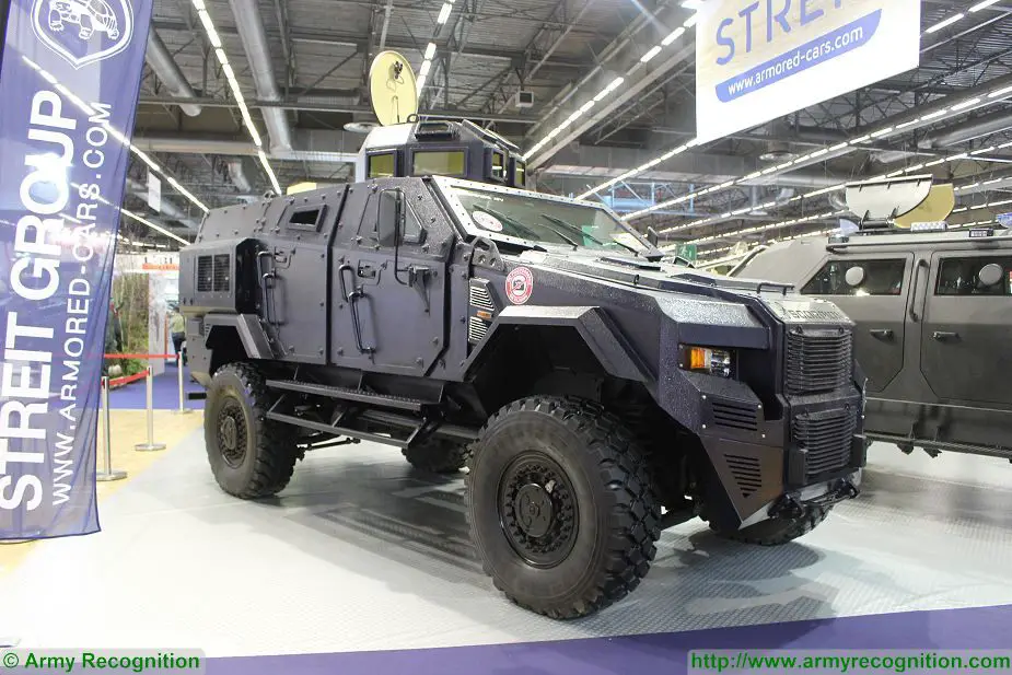 Streit Group security vehicles 4x4 armoured Scorpion Gepard Python at Milipol Paris 2017 France 925 001