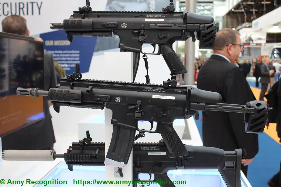 Milipol Paris 2019 FN Herstal SCAR SC subcompact carbine for security and polices forces