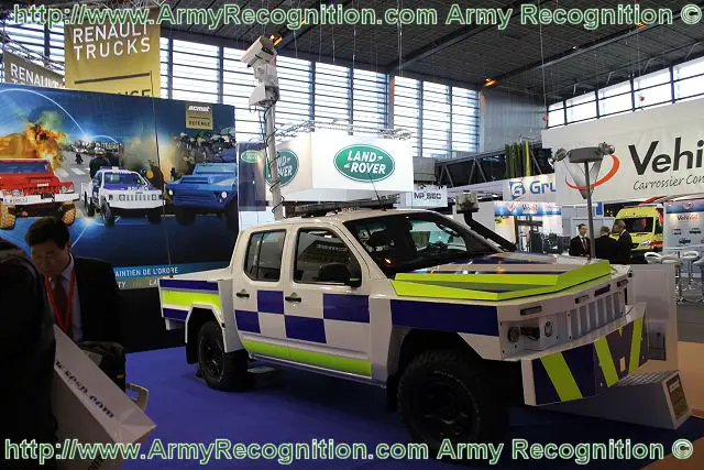 At MILIPOL 2011, the French Company ACMAT Defense presents a new version in the family of ALTV vehicle, an Homeland and Security version. Very fast and highly mobile, the ALTV Pickup 4 is a true urban intercept and pursuit vehicle. Its excellent obstacle clearance capabilities make this 4x4 highly suited to extremely difficult terrain.