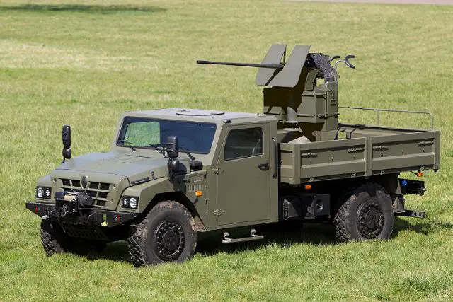 The Sherpa Carrier is a cargo/utility version available in unarmored and armoured variants with a two passengers cab. It is able to transport up to 4.5 tonnes of payload including a 10feet shelter and has a GVW of 10.5 tonnes. The Carrier has been ordered by NATO whereas Renault Trucks Defense also secured an order for the Carrier to transport the French army "Syracuse III" satellite communications shelters on the battlefield.