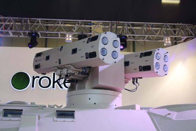 Turkish company Roketsan presents its Pedestal Mounted CIRIT for weapon of the same name 640 002