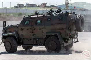 Ejder Yalcin 4x4 tactical wheeled armoured combat vehicle Nurol Makina Turley Turkish defense left side view 001