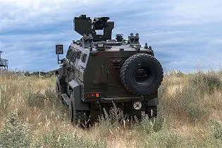 Ejder Yalcin 4x4 tactical wheeled armoured combat vehicle Nurol Makina Turley Turkish defense rear view 001