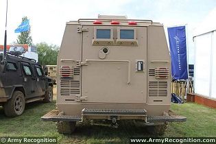 Spartan 4x4 LAV Light Armoured vehicle personnel carrier Streit Group defence industry military technology rear side view 001