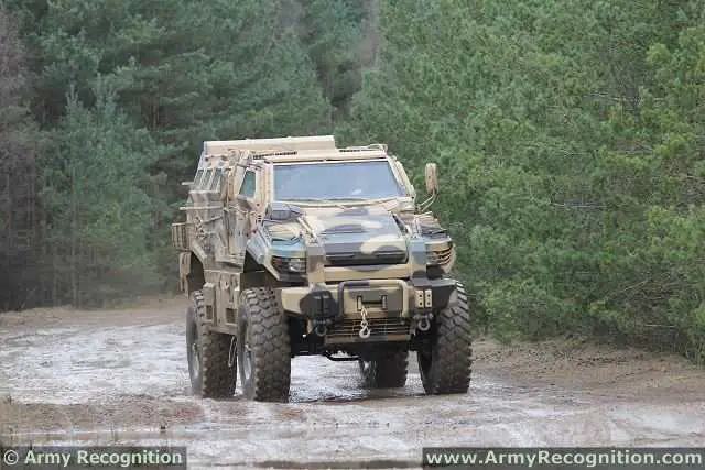 The Typhoon is a 4x4 multi-purpose armoured personnel carrier in the category of MRAP (Mine Resistant Ambush Protected) designed and manufactured by the Company Streit Group.