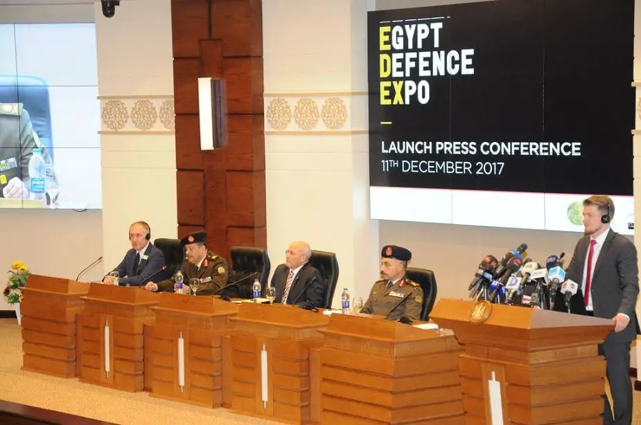 EDEX 2018 New Egypt Defense Exhibition in Cairo for December 2018 press conference 925 001