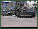 Iranian army has presented Sunday, April 20, 2014, a 155mm self-propelled howitzer dubbed Hoveyzeh which is based on the American-made M109A1. The Hoveyzeh is a rebuilt M-109A1 which has been built using scraped and decommissioned M-109s. Many parts of the vehicle are manufactured by the Iranian army defense industry. 