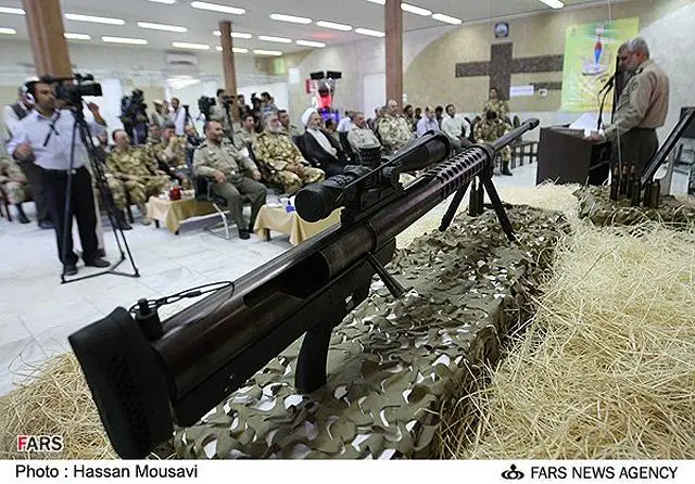 With a 14.5mm caliber the new Iranian Sniper Rifle "Shaher" can be also used as anti-materiel rifle. 