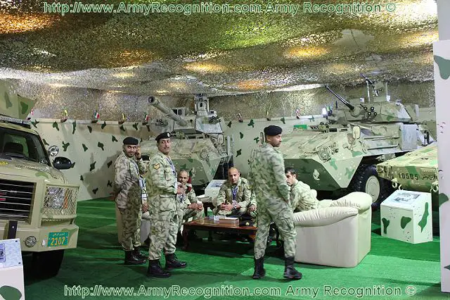Kuwaiti National Guard soldiers at GDA 2011 Aerospace & Defence Exhibition