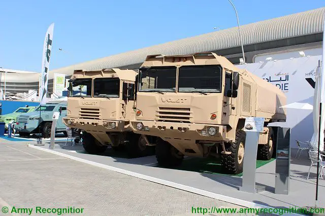 The Belarus company Volat presented at IDEX 2015 International Defense Exhibition two promising generation of multi-purpose vehicle chassis in the new unified design performance. At the exhibition the company presented new family Volat MZKT-6001 – a completely new model MZKT-600201 8×8, and upgraded all-wheel drive chassis special MZKT-600100 6×6.