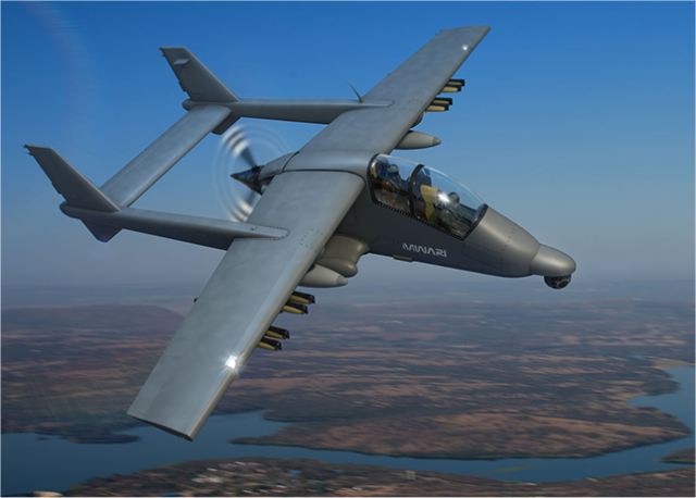 The African-based global defence and aerospace company Paramount Group, has showcased its MWARI "SMART" intelligence, reconnaissance and precision strike aircraft during the International Defence Exhibition IDEX 2017 in Abu Dhabi, United Arab Emirates. 