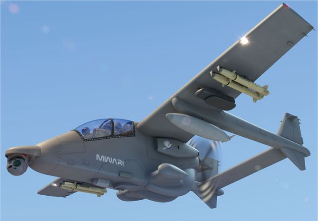 The African-based global defence and aerospace company Paramount Group, has showcased its MWARI "SMART" intelligence, reconnaissance and precision strike aircraft during the International Defence Exhibition IDEX 2017 in Abu Dhabi, United Arab Emirates. 