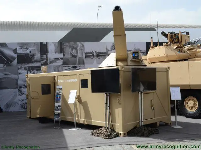 Patria introduces world first 120mm mortar system in a container at IDEX 2017 640 001