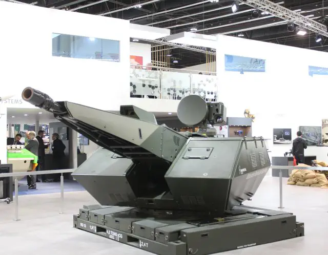 Rheinmetall promoting its Skynex air defence system in Abu Dhabi 640 002