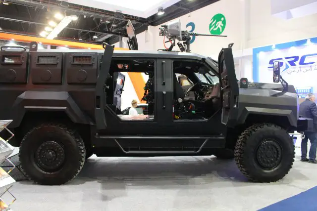TPS Armoring unveils the Black Mamba Light Armored Vehicle during IDEX 2017 640 002