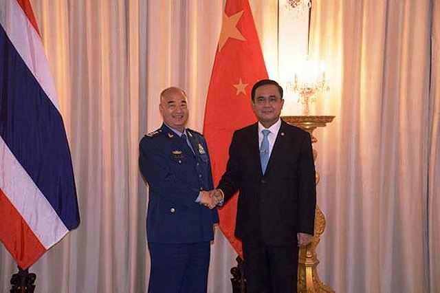 Thailand and China agreed Friday, April 24, 2015, to deepen military relations between the two countries. The agreement came after Thai Prime Minister Prayuth Chan-ocha met with Xu Qiliang, vice chairman of China's Central Military Commission.