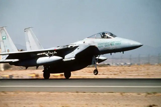 Warplanes from Saudi-led Arab coalition destroyed air defense systems in Yeman air force base 640 001
