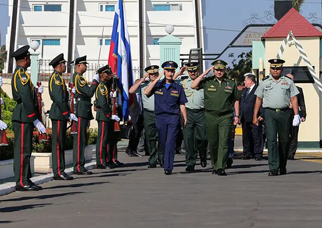 In the course of his visit to Nicaragua Russian Defence Minister General of the Army Sergei Shoigu signed intergovernmental agreement concerning facilitated enter of the ships of the Russian Navy to the Nicaraguan ports. He also signed a set of other agreements in the field of military and technical cooperation