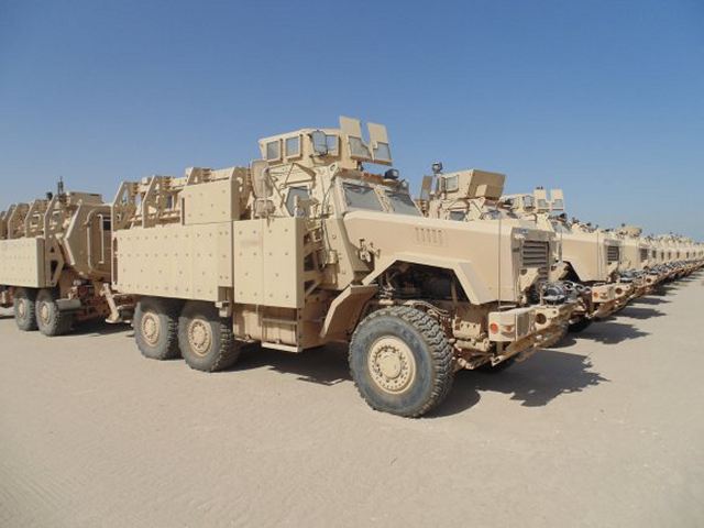 The U.S. Army Security Assistance Command, also known as USASAC, has implemented and completed a case for delivery of 250 Caiman 6x6 MRAP Mine Resistant Armor Protected vehicles to the Iraqi government. This complicated and monumental task was achieved in less than 90 days by USASAC and its security assistance enterprise partners, Dec. 23.