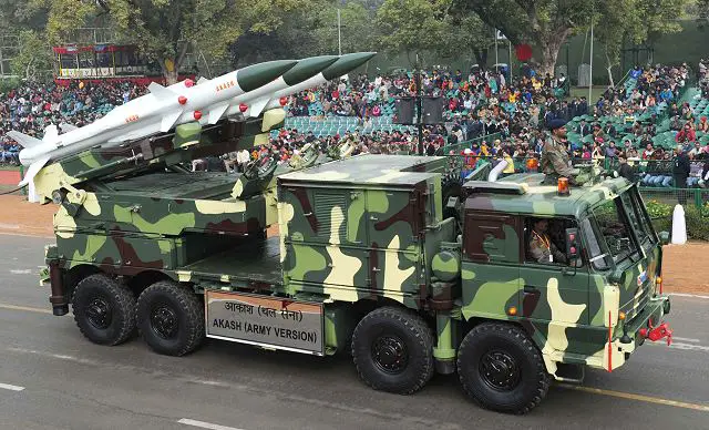Akash air defense missile system will replace obsolete air defense weapons in Indian Army 640 001