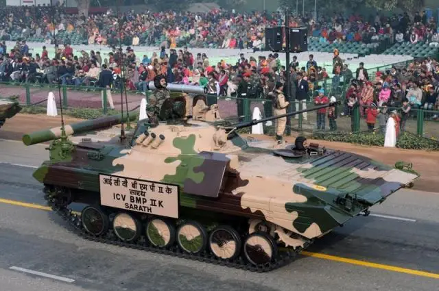 India’s Defence Acquisition Council chaired by Defence Minister Manohar Parrikar approved the production of 149 BMP-2K infantry fighting vehicles (IFV) under the licence provided by Russia, according to the online version of the Economic Times daily