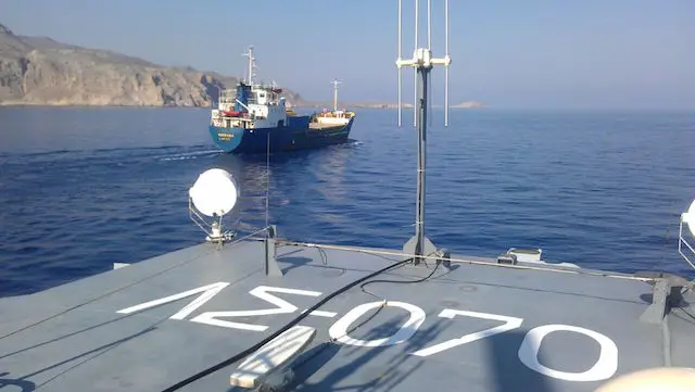Hellenic Coast Guard seizes ship with illegal weapons