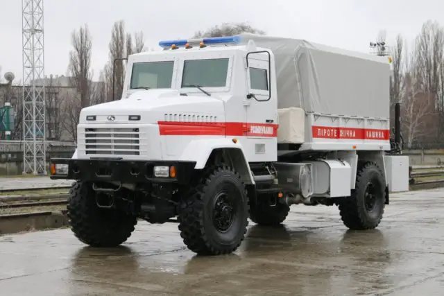 KrAz delivers new mine clearing vehicle to Ukraine s Emergency Situations Service 640 001