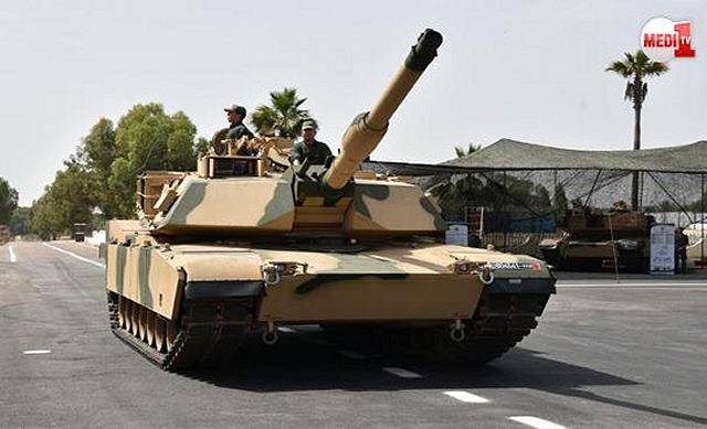 According a video report from Moroccan television Medi 1 TV, July 26, 2016, during an official ceremony the Moroccan army has officially announced that the American-made M1A1 SA Abrams main battle tank is entered in service with its armed forces. 