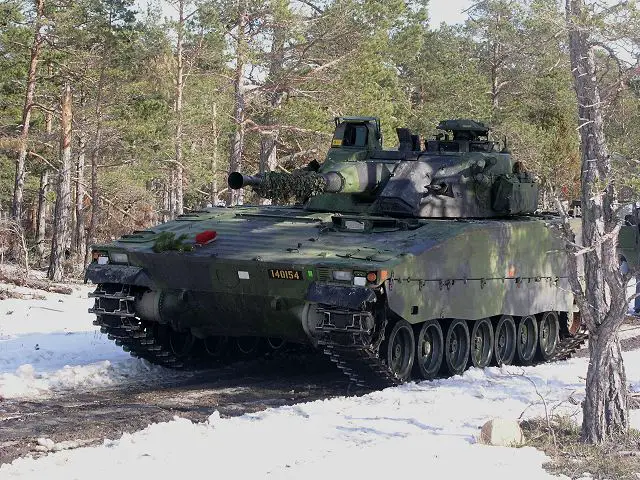 BAE Systems contract to refurbish 262 CV90 tracked combat vehicles for Swedish Army 640 001