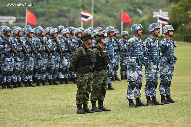 Thailand and China marine corps start joint military exercise codenamed Blue Strike 2016 640 001