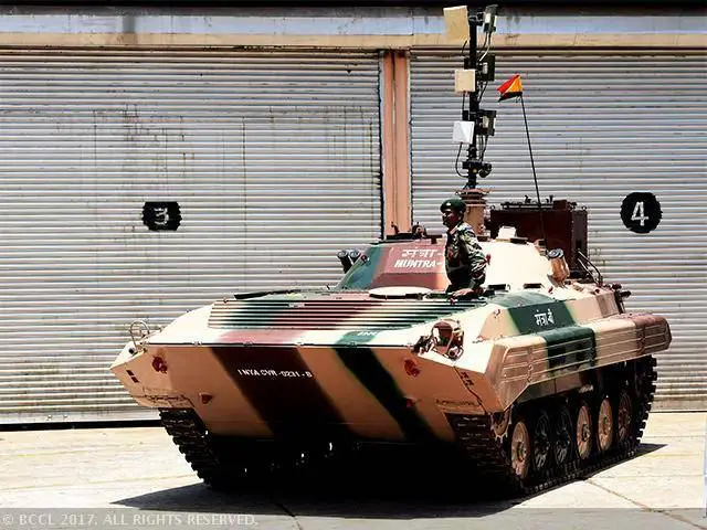 India`s Defense Research and Development Organization has developed the first indigenous unmanned ground vehicle (UGV), according to the Economic Times newspaper. The UGV is based on the Soviet BMP-1 infantry fighting vehicle (IFV) and dubbed Muntra. Two such vehicles were showcased at the Science for Soldiers exhibition.