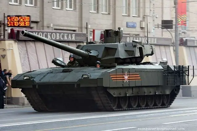 Russia’s Rosatom nuclear power corporation is developing ammunition for the advanced T-14 tank based on the Armata heavy tracked standardized combat platform, CEO of Russia’s Uralvagonzavod armor producer Oleg Siyenko told TASS.
