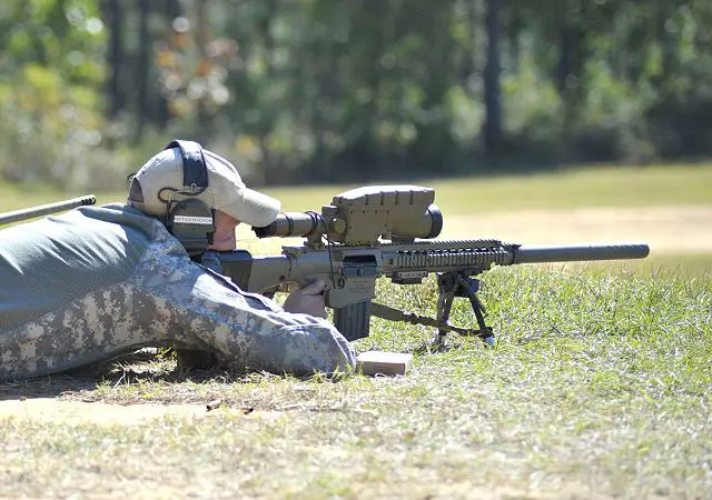 U.S. Army has developed a new integrated fire control sighting system for military sniper weapons called the Ballistically Optimized Sniper Scope or BOSS. The goal of this project is to find a way to increase accuracy by reducing aiming errors, and minimize the time for the shooter to figure out where to correctly aim his weapon.