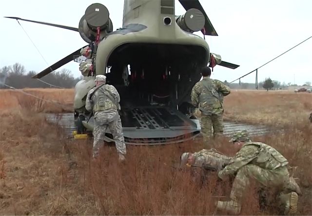 U.S. Guardsmen with 2nd General Support Aviation Battalion (GSAB), 149th Aviation Regiment, Oklahoma Army National Guard are conducting pre-mobilization training at Camp Gruber this month in preparation for deployment to the Middle East in support of Operation Inherent Resolve. 